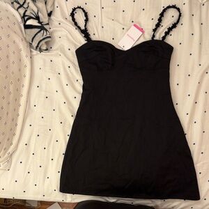 Beginning Boutique Black Mini Dress